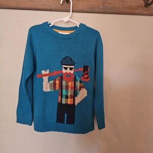 Deux Par Deux Lumberjack Sweater